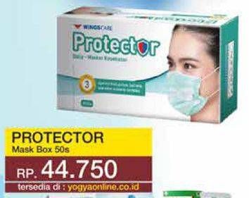 Promo Harga WINGS CARE Protector Daily Masker Kesehatan 50 pcs - Yogya