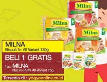 Promo Harga Milna Biskuit Bayi 6+ All Variants 130 gr - Yogya