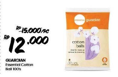 Promo Harga Guardian Essential Cotton Balls 100 gr - Guardian