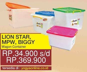 Promo Harga LION STAR Wagon Container/MPW Container/BIGGY Container Box  - Yogya