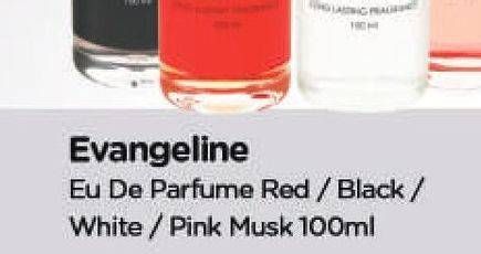 Promo Harga EVANGELINE Eau De Parfume Red, Black Sakura, White Sakura, Pink 100 ml - TIP TOP