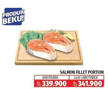 Promo Harga Salmon Fillet Portion Frozen  - Lotte Grosir