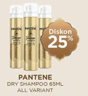 Promo Harga PANTENE Dry Shampoo Pro-V Perfec+On Shampoo Tanpa Bilas All Variants 65 ml - Guardian