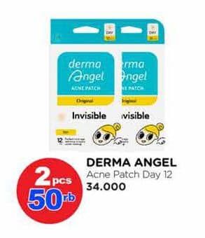 Promo Harga Derma Angel Acne Day 12 pcs - Watsons