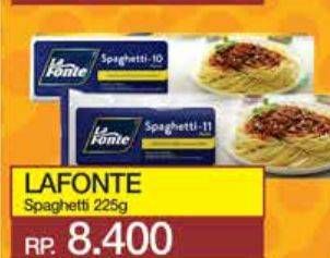 Promo Harga La Fonte Spaghetti 10, 11 225 gr - Yogya