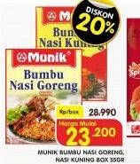 Promo Harga MUNIK Bumbu Nasi Goreng, Nasi Kuning  - Superindo