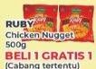 Promo Harga RUBY Nugget Chicken 500 gr - Yogya