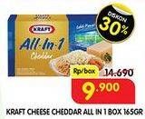 Promo Harga KRAFT All in 1 Cheddar 165 gr - Superindo