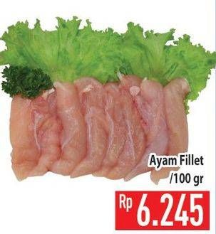 Promo Harga Ayam Fillet per 100 gr - Hypermart