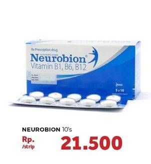 Promo Harga NEUROBION Vitamin Neurotropik Putih 10 pcs - Carrefour