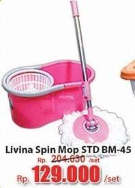 Promo Harga LION STAR Livina Spin Mop BM-45  - Hari Hari