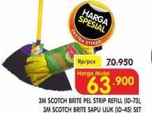 Promo Harga 3M SCOTCH BRITE Pel Strip/3M SCOTCH BRITE Sapu Ijuk   - Superindo