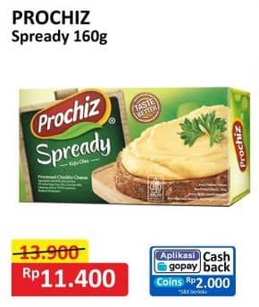 Promo Harga Prochiz Spready 160 gr - Alfamart