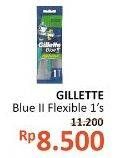Promo Harga Gillette Blue II Flexi 1 pcs - Alfamidi