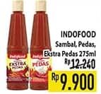 Promo Harga Indofood Sambal Pedas, Ekstra Pedas 275 ml - Hypermart
