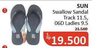 Promo Harga Sun Swallow Sandal Jepit Wanita/Man  - Alfamidi