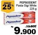 Promo Harga PEPSODENT Pasta Gigi Pencegah Gigi Berlubang White 225 gr - Giant