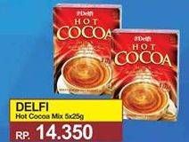 Promo Harga Delfi Hot Cocoa Indulgence per 5 sachet 25 gr - Yogya
