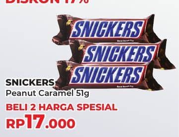 Promo Harga Snickers Chocolate  - Yogya