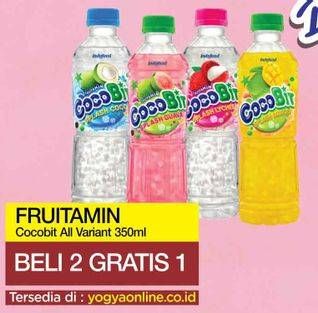 Promo Harga FRUITAMIN Minuman Coco Bit All Variants 350 ml - Yogya