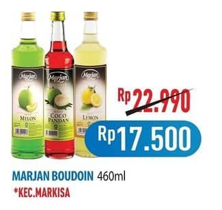 Promo Harga Marjan Syrup Boudoin Kecuali Markisa 460 ml - Hypermart