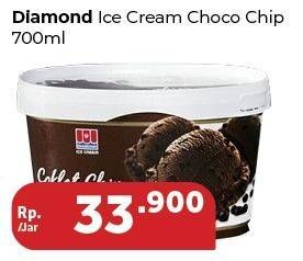 Promo Harga DIAMOND Ice Cream Cokelat 700 ml - Carrefour
