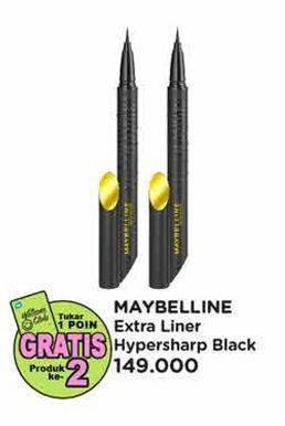 Promo Harga Maybelline Hyper Sharp Liner Black  - Watsons