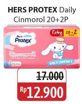 Promo Harga Hers Protex Daily Comfort 22 pcs - Alfamidi