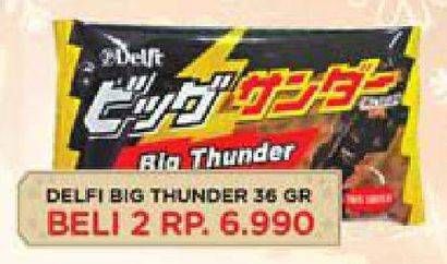 Promo Harga DELFI Thunder per 2 pouch 36 gr - Hypermart