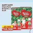 Promo Harga Happy Nappy Smart Pantz Diaper XL24, M34, M32, L30, L28 24 pcs - Alfamart