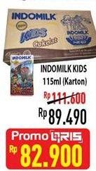 Promo Harga INDOMILK Susu UHT Kids 115 ml - Hypermart