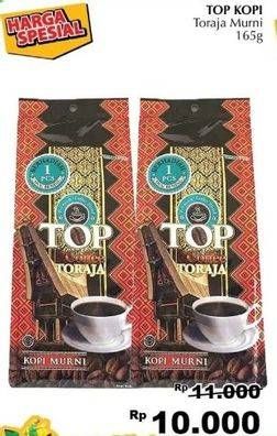 Promo Harga Top Coffee Kopi Toraja 165 gr - Giant