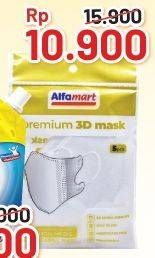 Promo Harga ALFAMART Premium 3D Mask 5 pcs - Alfamart