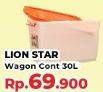 Promo Harga LION STAR Wagon Container 30000 ml - Yogya