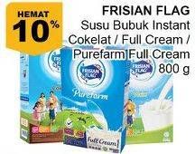 Promo Harga FRISIAN FLAG Susu Bubuk Cokelat, Full Cream, Instant 800 gr - Giant