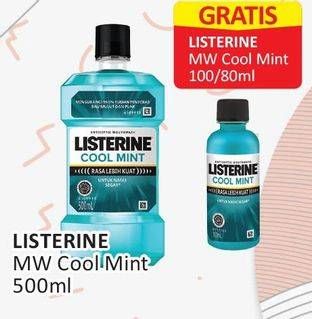 Promo Harga LISTERINE Mouthwash Antiseptic 500 ml - Alfamart