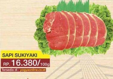 Promo Harga Sapi Sukiyaki per 100 gr - Yogya
