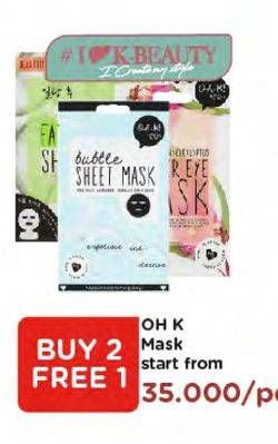 Promo Harga OH K Sheet Mask All Variants 20 ml - Watsons