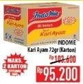 Promo Harga INDOMIE Mi Kuah Kari Ayam per 40 pcs 72 gr - Hypermart