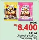 Promo Harga Simba Cereal Choco Chips Strawberry, Coklat 55 gr - Alfamidi