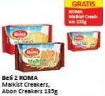 Promo Harga ROMA Malkist Crackers, Abon 135 gr - Alfamart