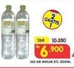 Promo Harga 365 Air Minum per 3 botol 1500 ml - Superindo