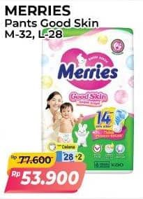 Promo Harga Merries Pants Good Skin M32, L28 28 pcs - Alfamart