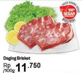 Promo Harga Daging Sandung Lamur (Daging Brisket) per 100 gr - Carrefour