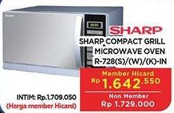 Promo Harga SHARP R-728(S)-IN | Stylish Designed Microwave Oven 25ltr 25000 ml - Hypermart