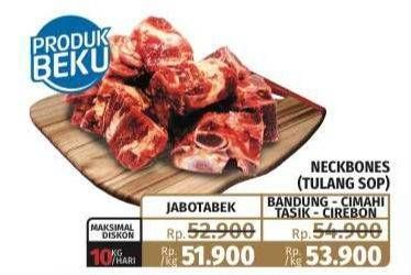 Promo Harga Neck Bones  - Lotte Grosir