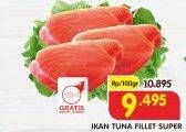 Promo Harga Tuna Fillet per 100 gr - Superindo