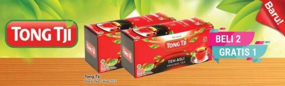 Promo Harga Tong Tji Teh Celup Original Tea Extra Harum Tanpa Amplop per 25 pcs 2 gr - TIP TOP