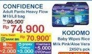 Promo Harga Confidence Adult Diapers Heavy Flow L8, M10 8 pcs - Indomaret