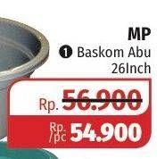 Promo Harga Baskom Abu-Abu  - Lotte Grosir